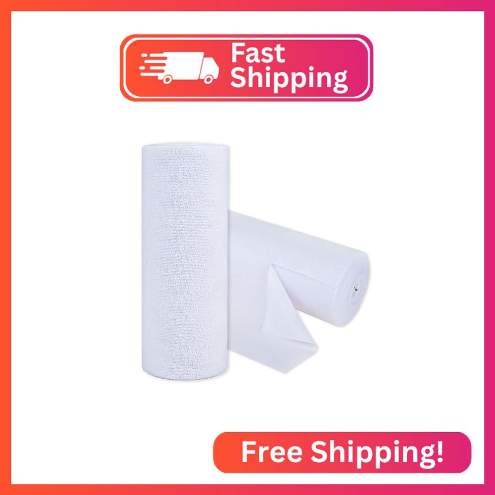 CARTMAN 30 Pack Microfiber Cleaning Cloth, Reusable Tear Away Towels Roll, 12"x1