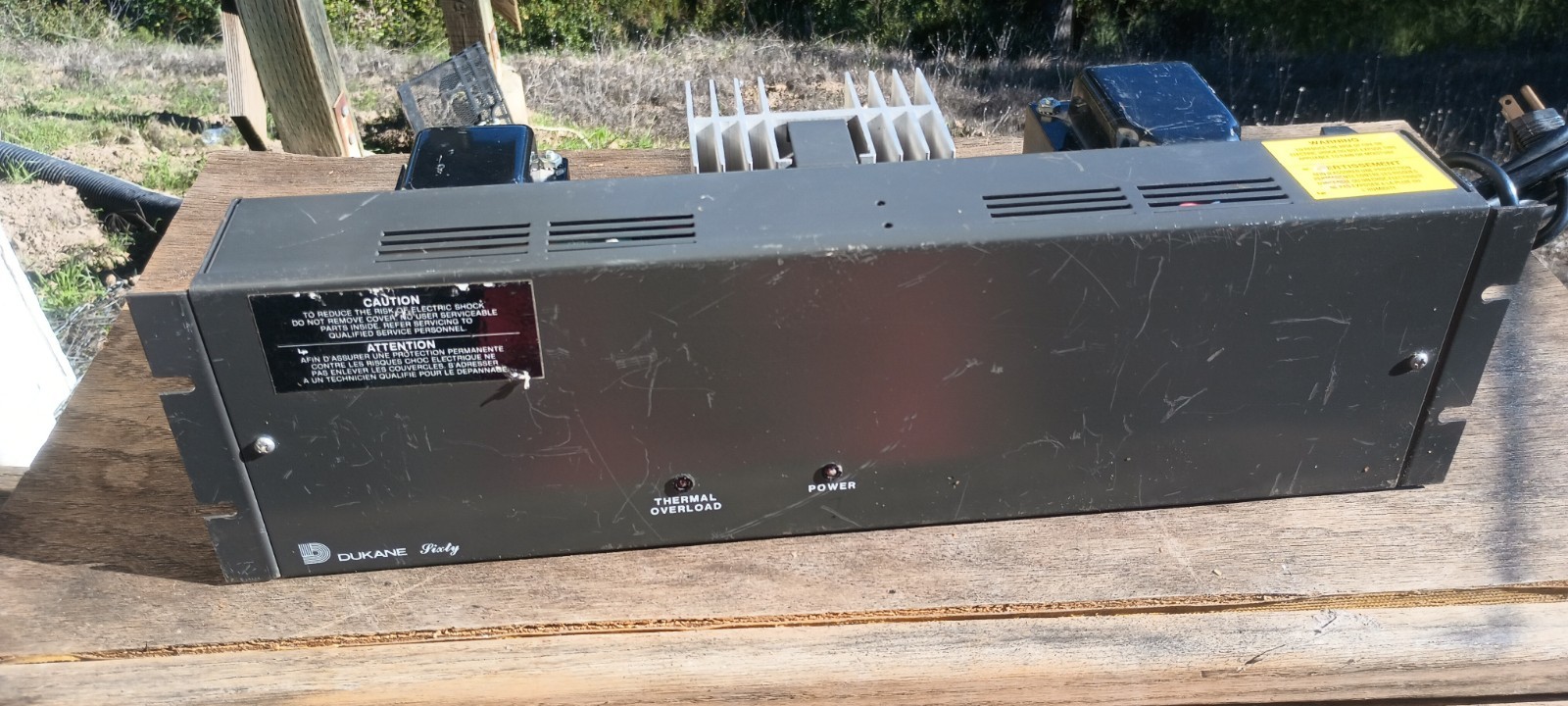 Dukane 1A3060 60 Watt Power Amplifier Dukane 60 Rack Mount Professional Grade