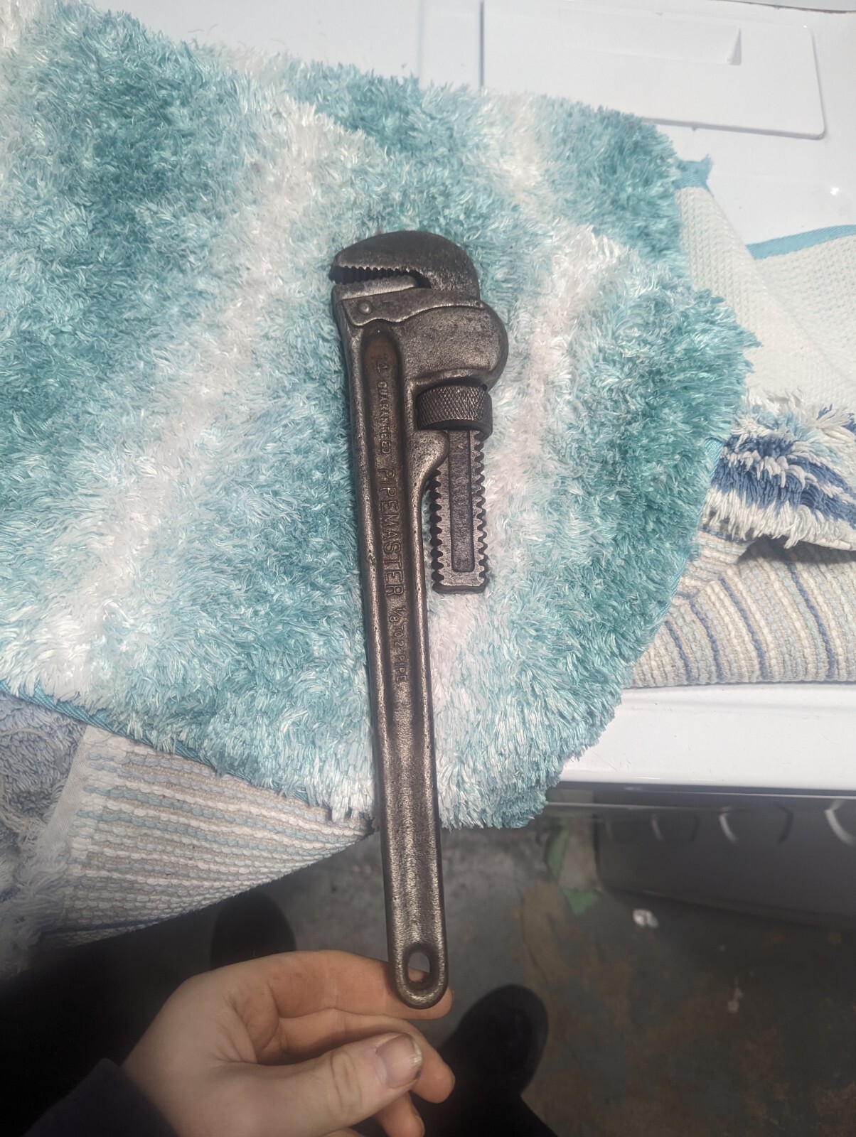 Pipe Master Pipe Wrench 6" inch Heavy Duty HD USA Made Adjustable Used