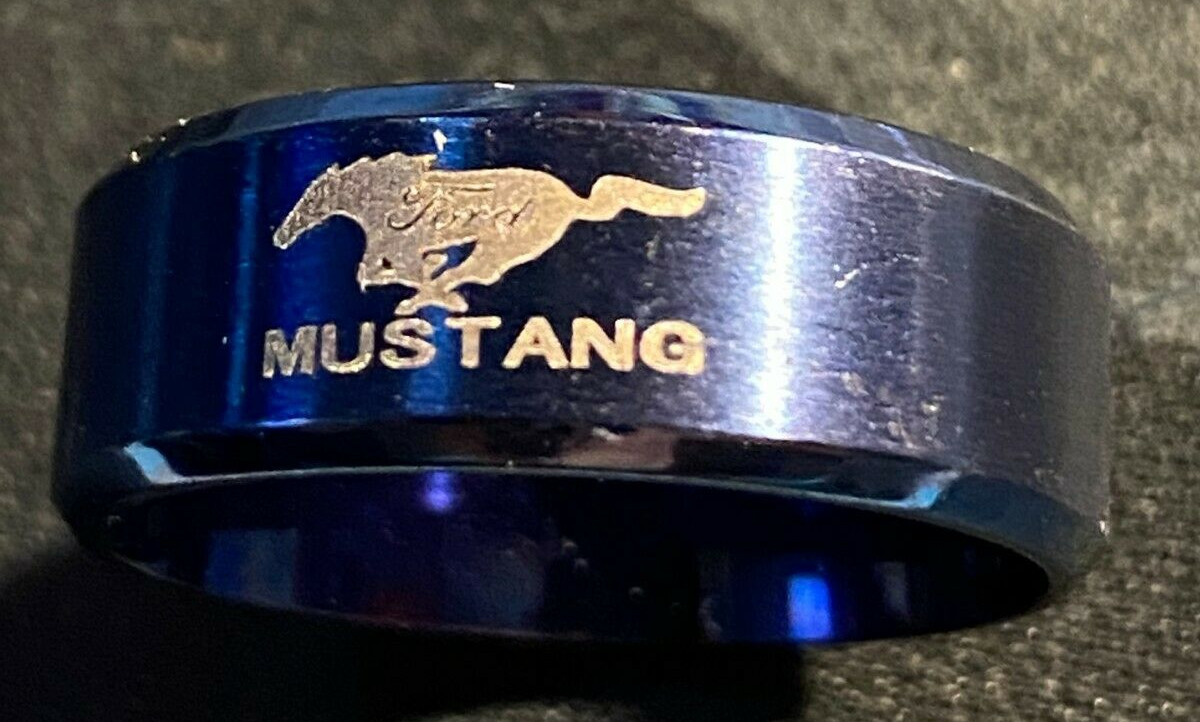 Ford Mustang titanium ring size 9