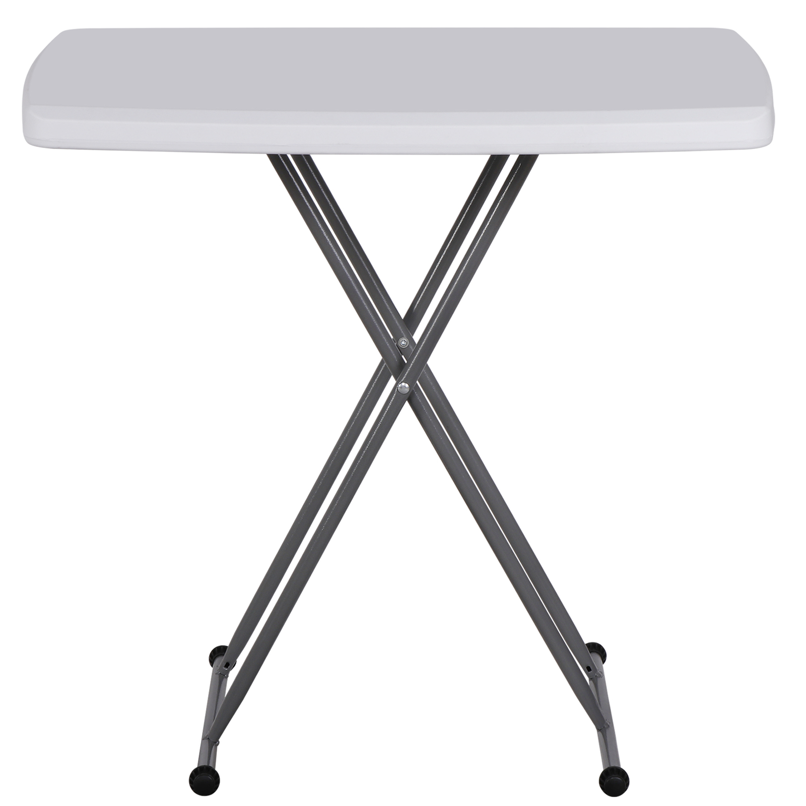 Multi-Functional 30-Inch Folding Table Portable Adjustable Height for TV Tray
