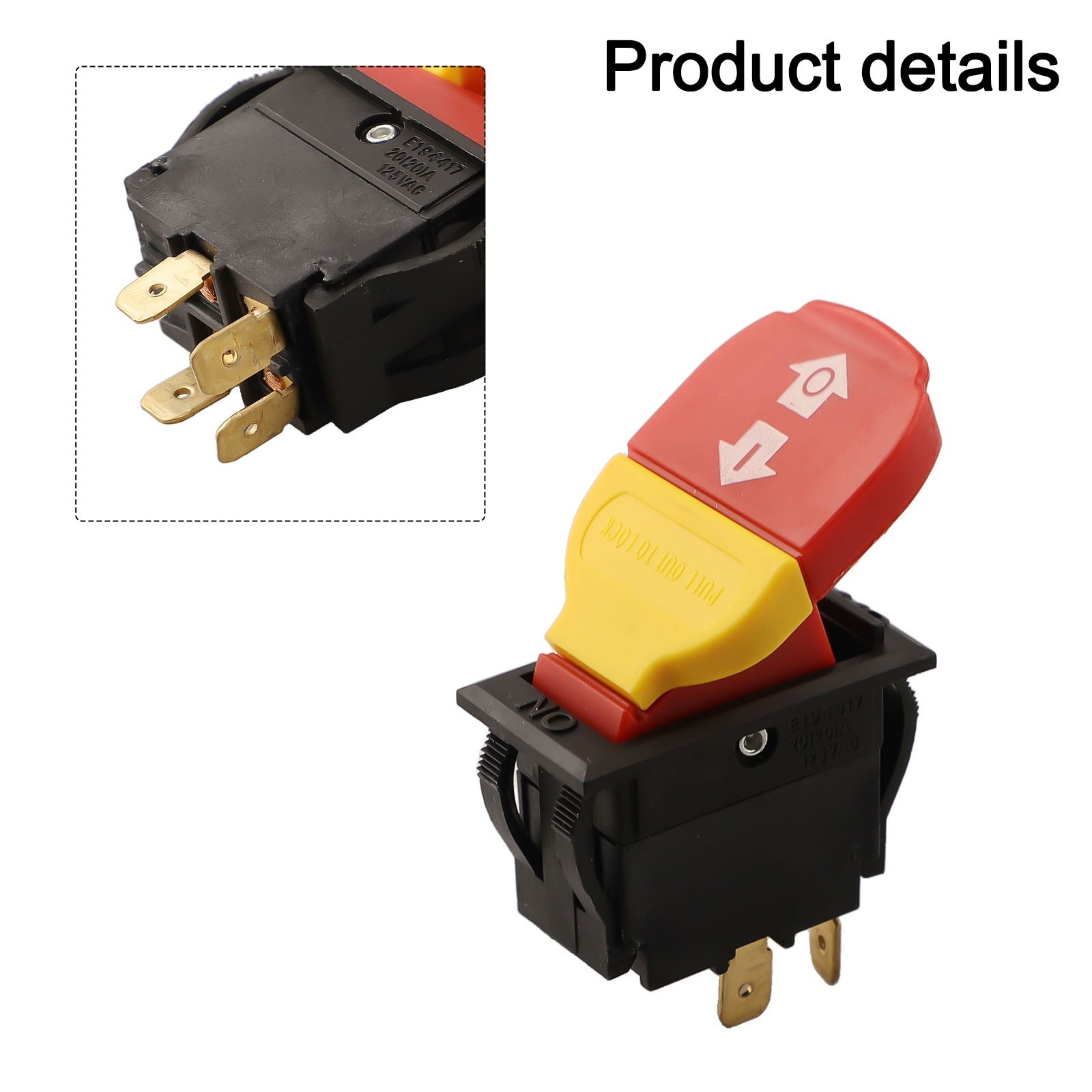 For Electric Power Tools HY18 Electric Switch 4 Pins Switch 20/12A Current