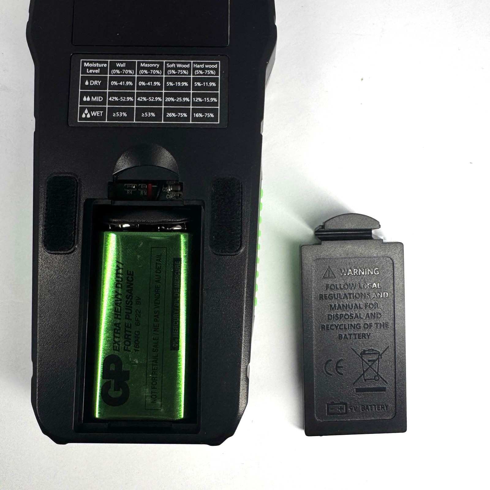 R&D Instruments MT-28 Pinless Digital Moisture Meter Multi-Material
