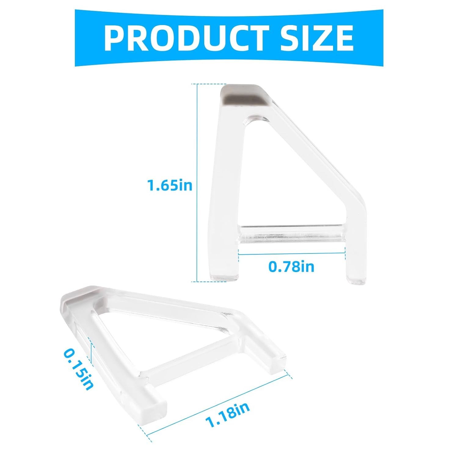 2/4x Horizontal Stand for PS5 Slim Console Replacement Feet Bracket Holder Base