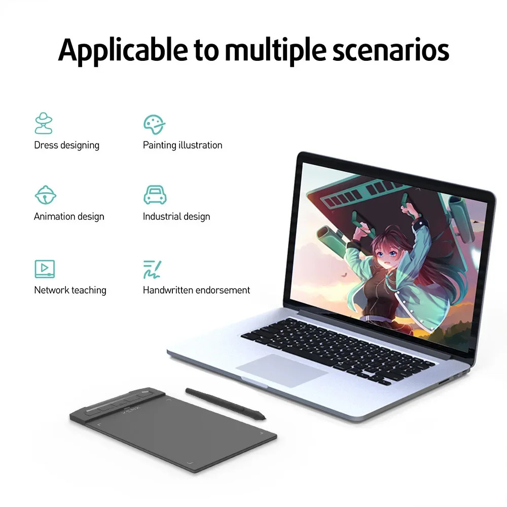 XENX X1-640 Graphic Tablet 6x4 Inch Digital Drawing Pad for Photoshop Painting++