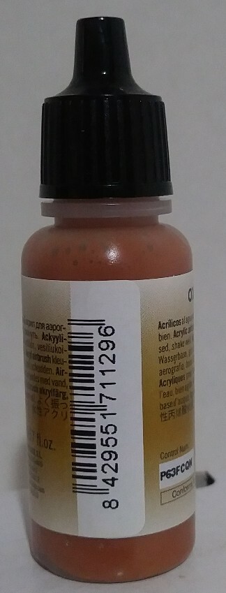 Vallejo Model Air acrylic paint 71.129, Light Rust.