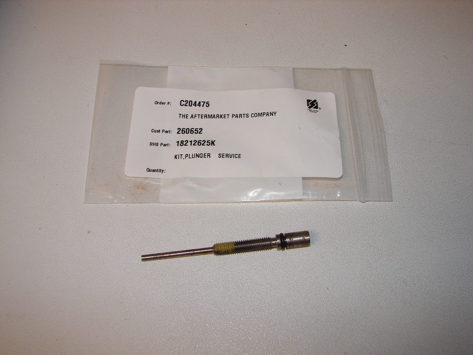 *NEW* RH Sheppard 18212625K Kit, Plunger, Steering Cylinder Head, Service 6HB505