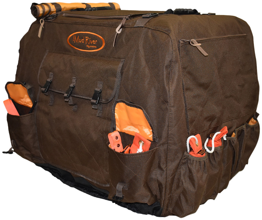 Mud River Dixie Insulated Kennel Cover - Medium (Brown) MRM1414
