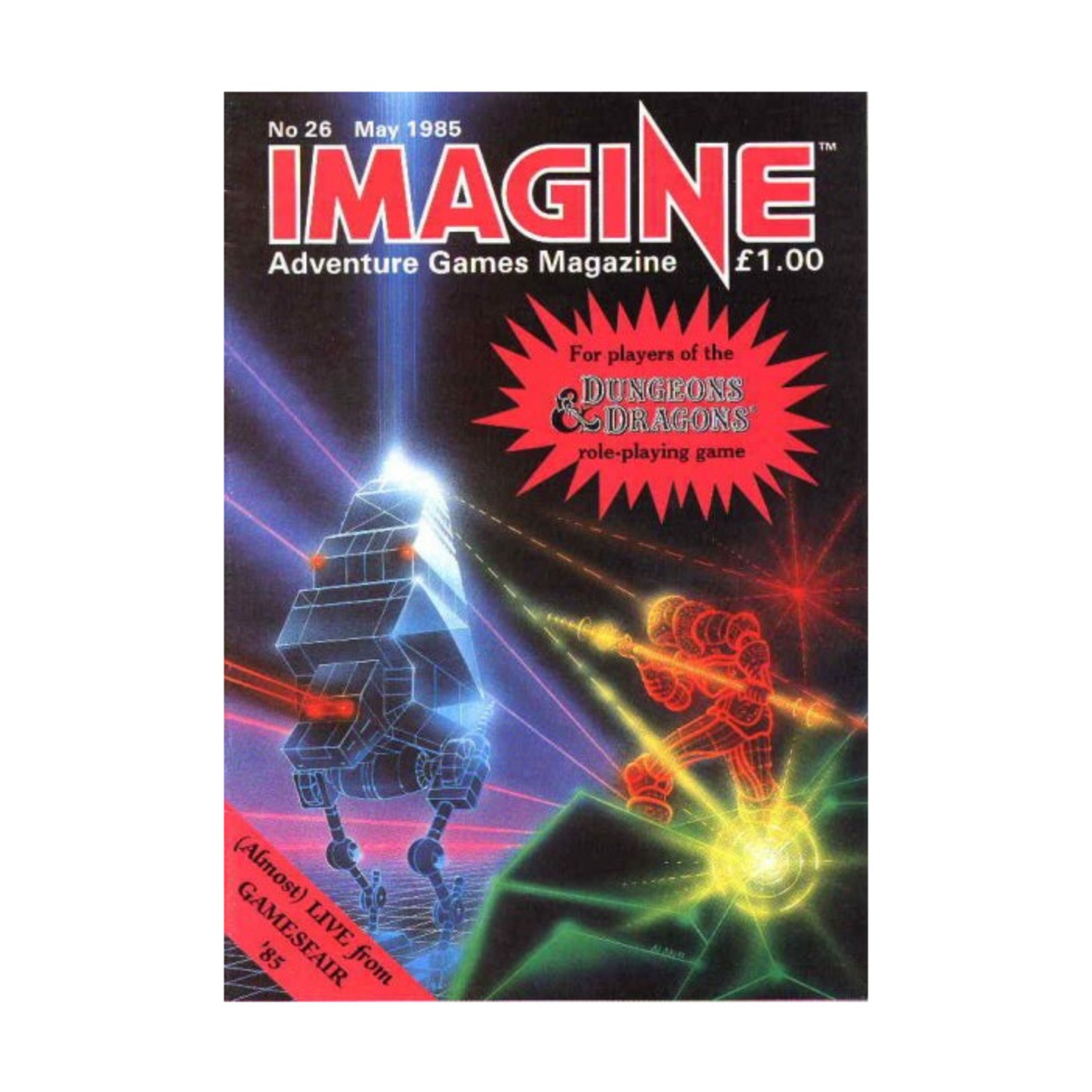 TSR Imagine #26 "The Great Paladin Hunt Module" Mag VG+