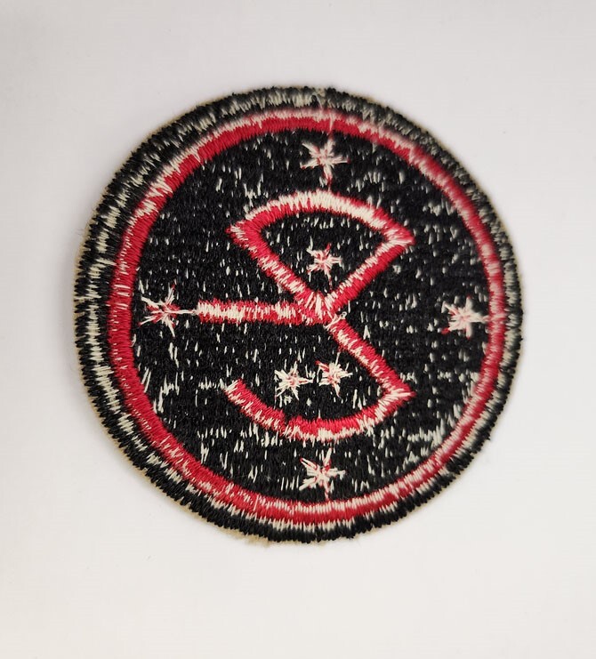 Original WWII US Army 27th Division Patch No Glow Cut Edge