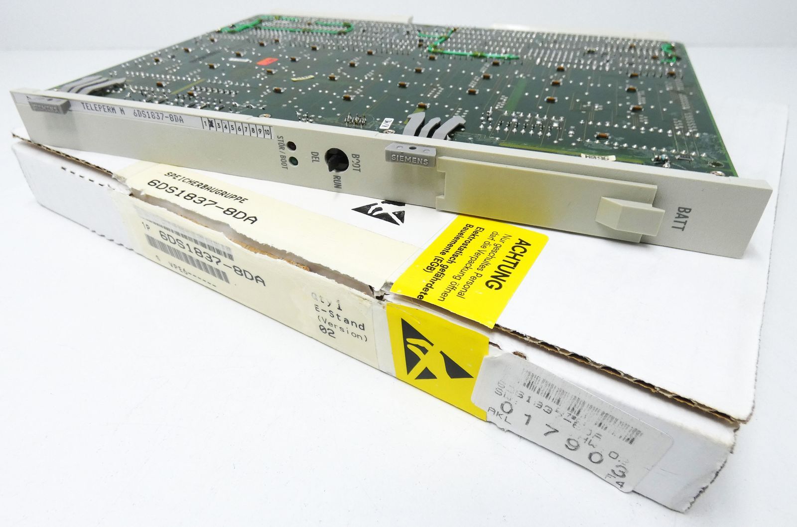 Siemens 6DS1837-8DA E-Stand: 02 Memory Module -Unused/Original Packaging-