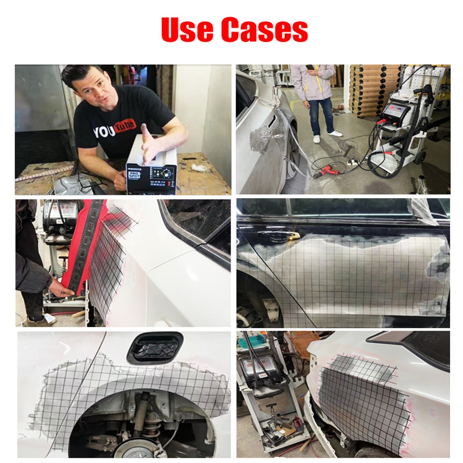 90E 3KW Panel Spot Puller Dent Repair Vehicle Multispot Dent Repair Machine