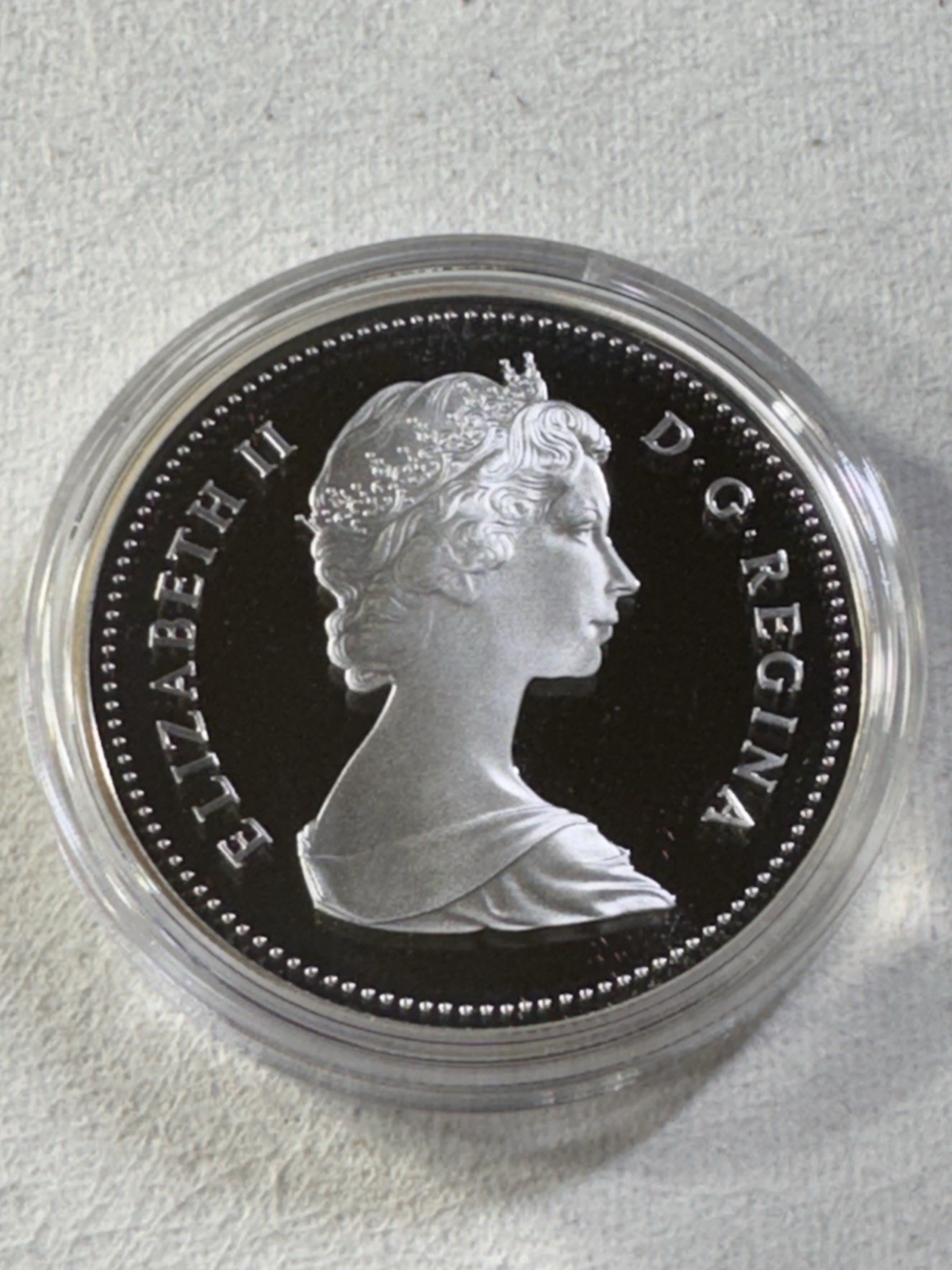 1984 Canada 1 Dollar Silver Proof Coin Toronto