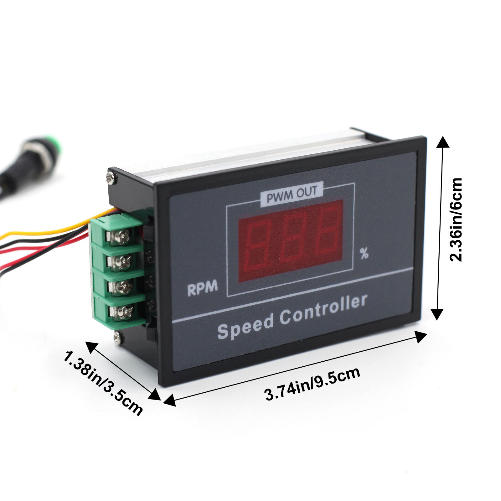 DC Motor Speed Controller PWM Control Start Stop Switch 12V 24V 36V 48V 30A
