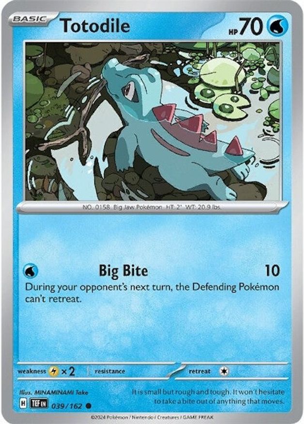 Pokemon Totodile (39/224) Temporal Forces LP