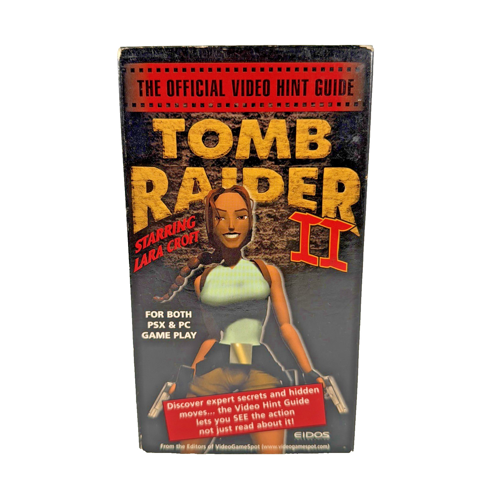 Tomb Raider 2 The Official Video Hint Guide (VHS, 1997) Rare/OOP VHTF