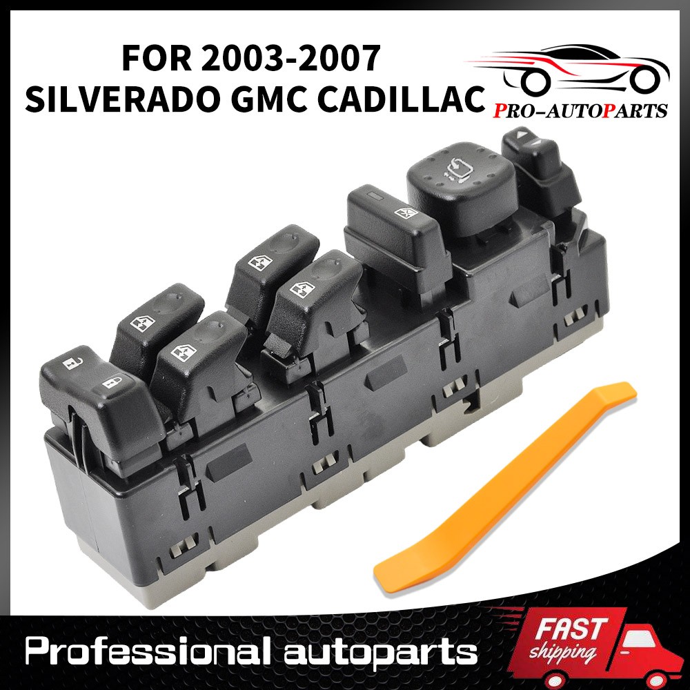Driver Left Door Lock and Window Switch 15883320 For Chevy Silverado Avalanche
