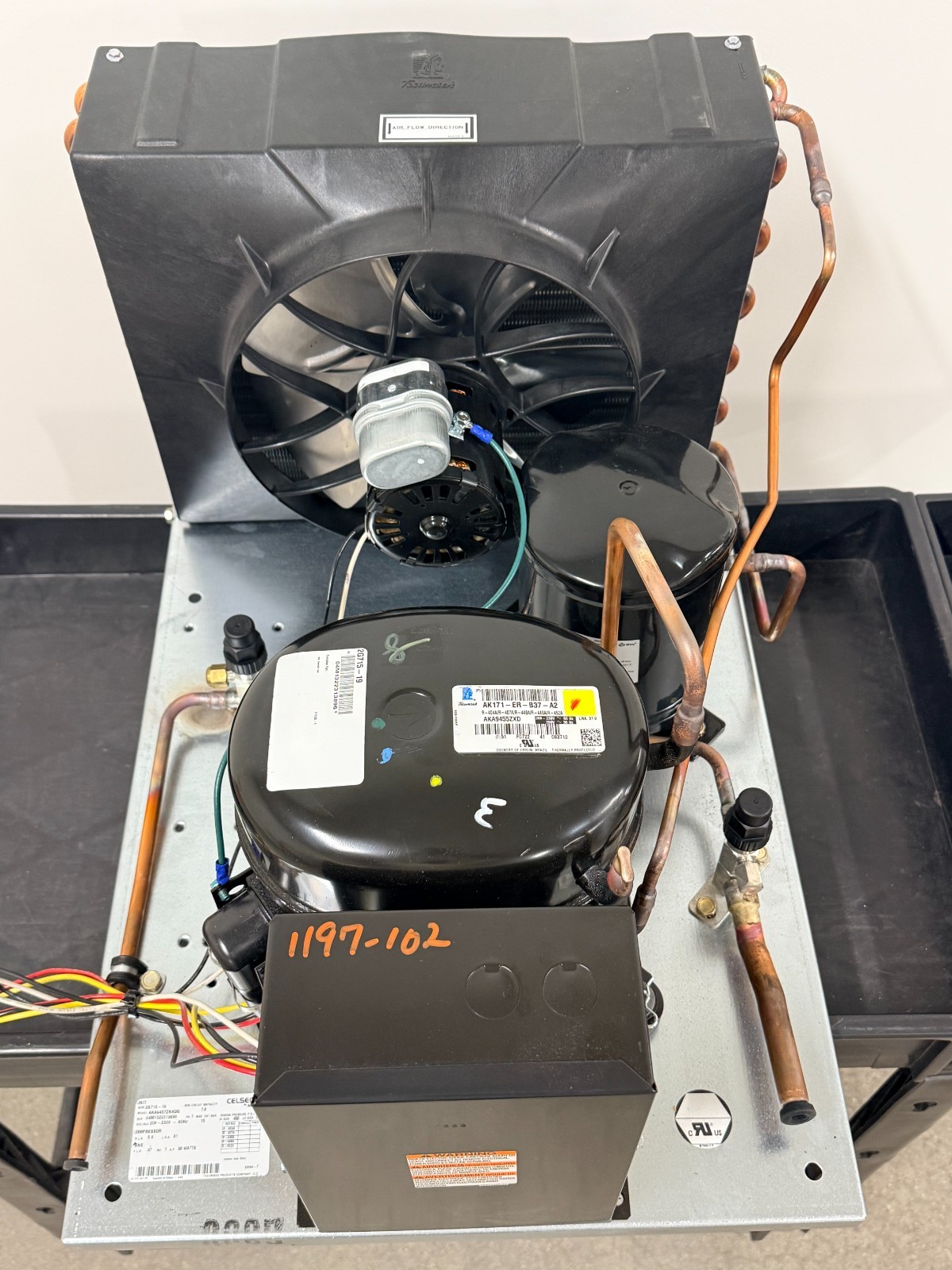 OMNITEAM-TECUMSEH COND-UNIT AKA-9457-ZNADG-208V-230V -1 PH-3/4 HP-R404A-R448A