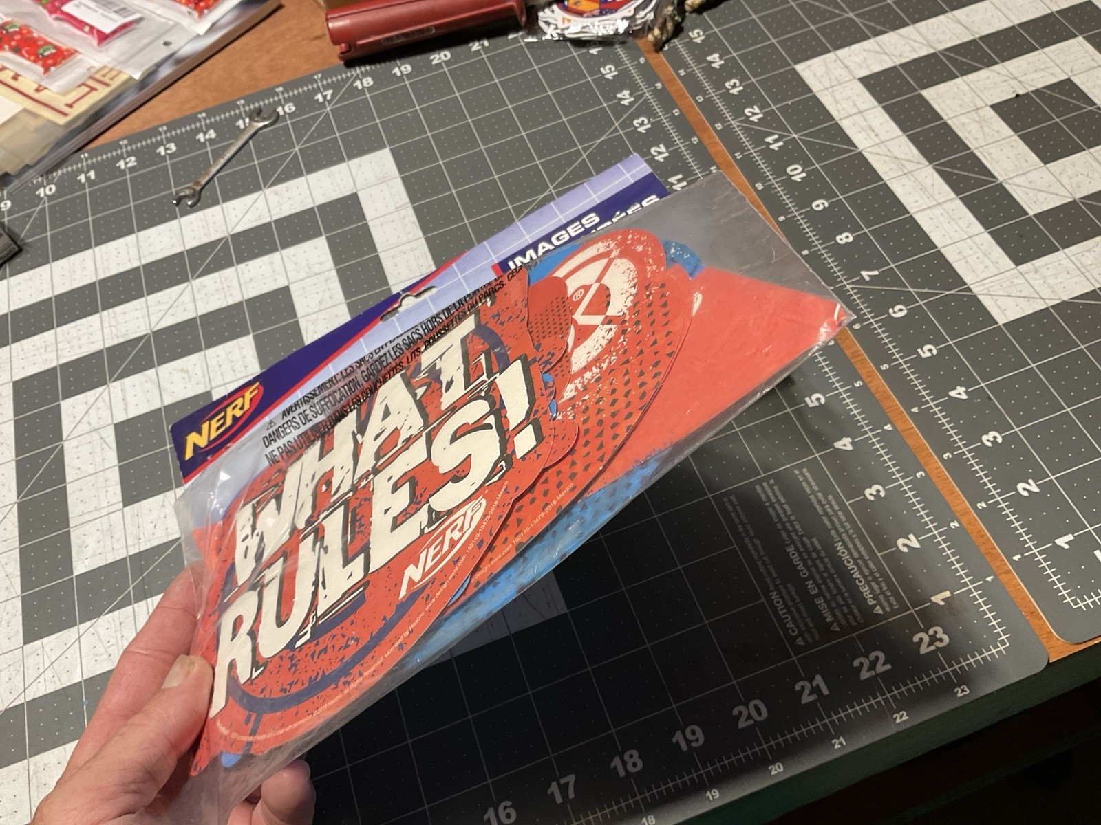 Nerf Paper Cardboard Cutouts, New In Package, 12 Cutouts, U1