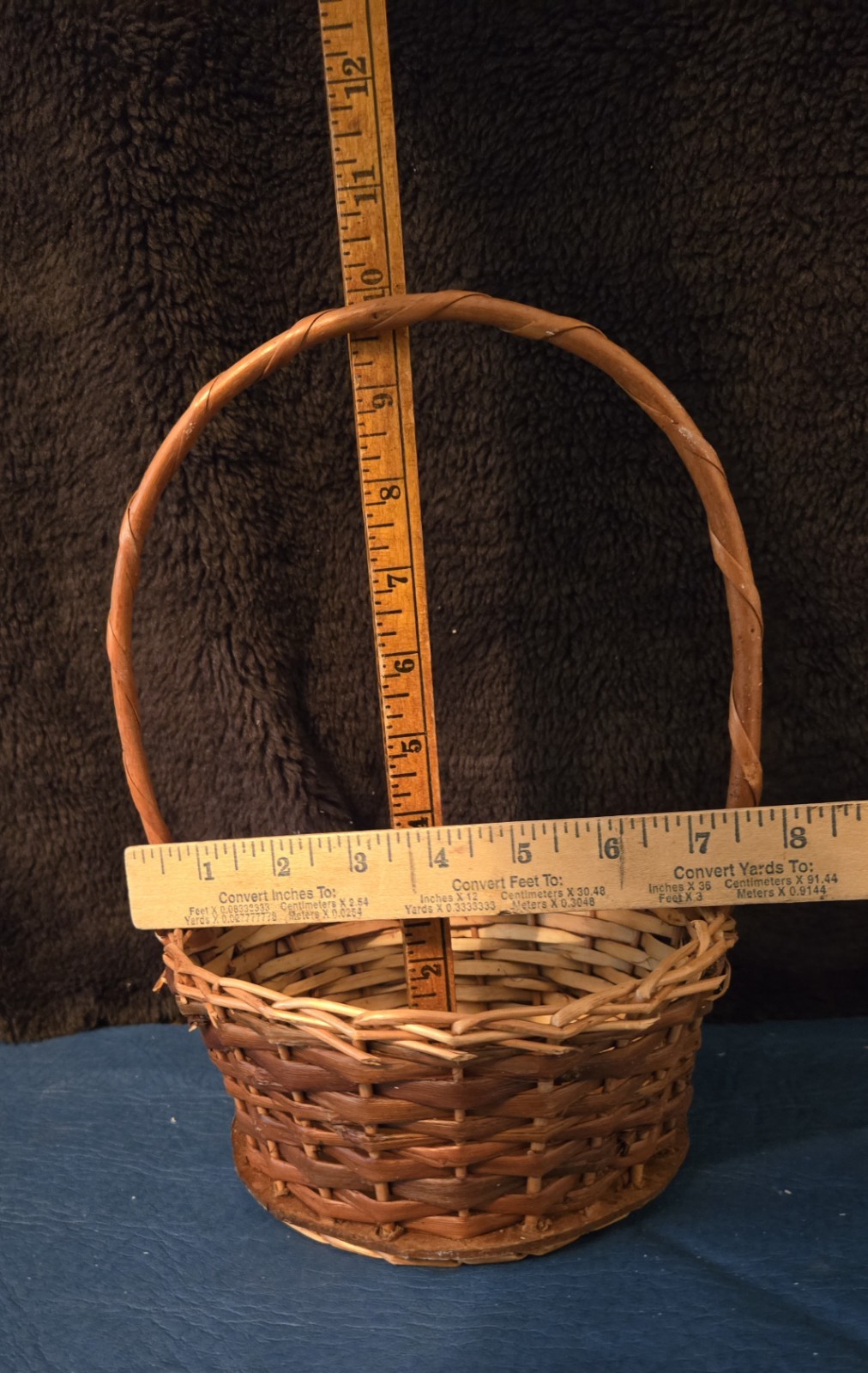 6 Vintage Easter And Decorative Wood Baskets