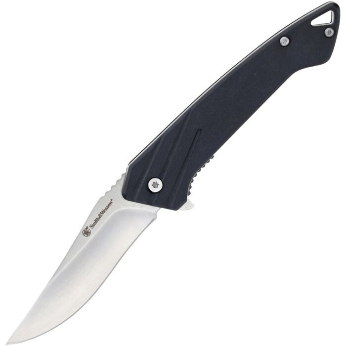 Smith & Wesson Ops Folding Knife 3.5" High Carbon Steel Blade Polymer Handle