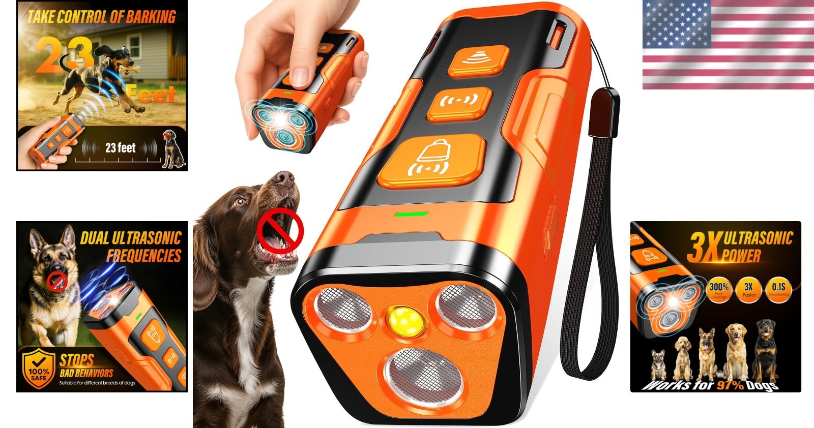 Safe & Versatile Dog Behavior Corrector