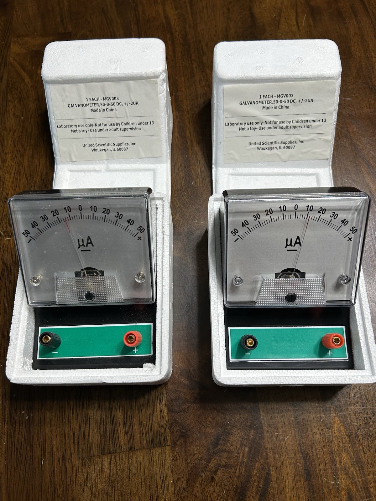Galvanometer Lot Of 2 New In Box MGV003