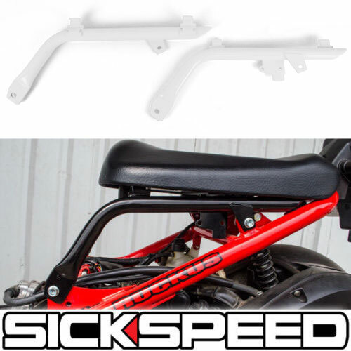 WHITE SICKSPEED ULTRA LOW SEAT FRAME BARS FOR RUCKUS/ZOOMER LOWERED BRACKET JDM