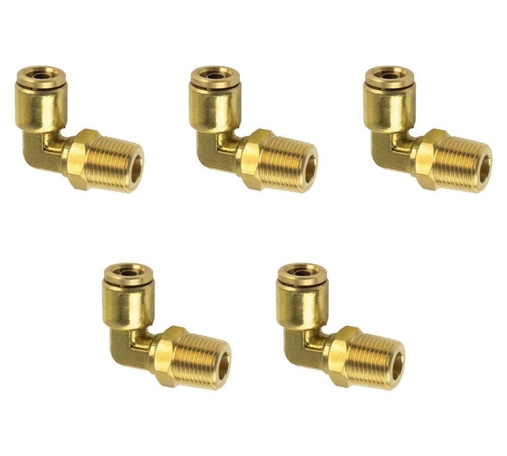 (5 Pack) Br Pl 90 M Sw Lbo 3/8 X 3/8 Q5 Replaces OEM: 1869X6X6S