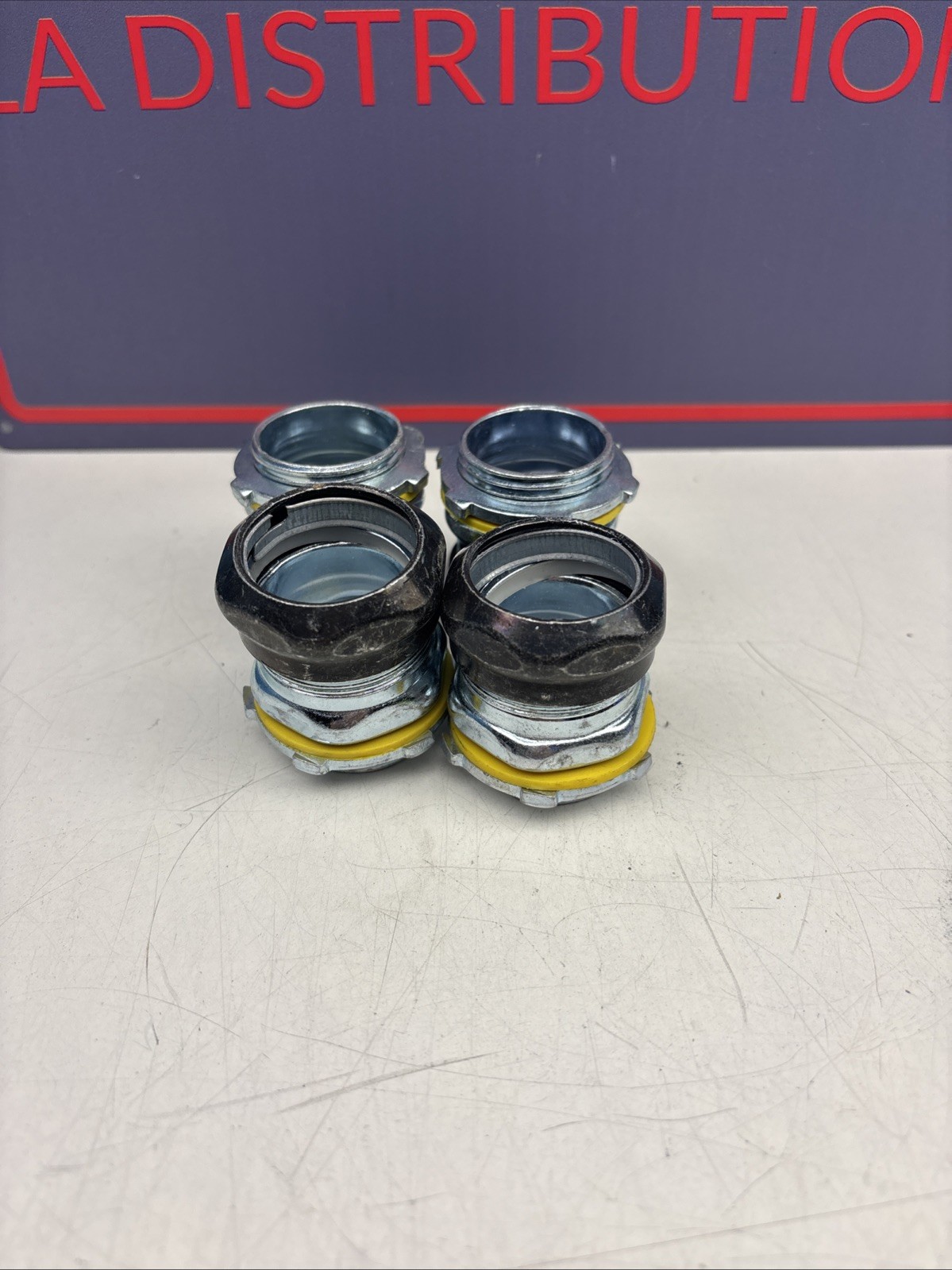 (Qty 4) C-H 1" Wet Loc Compression Coupling Fitting