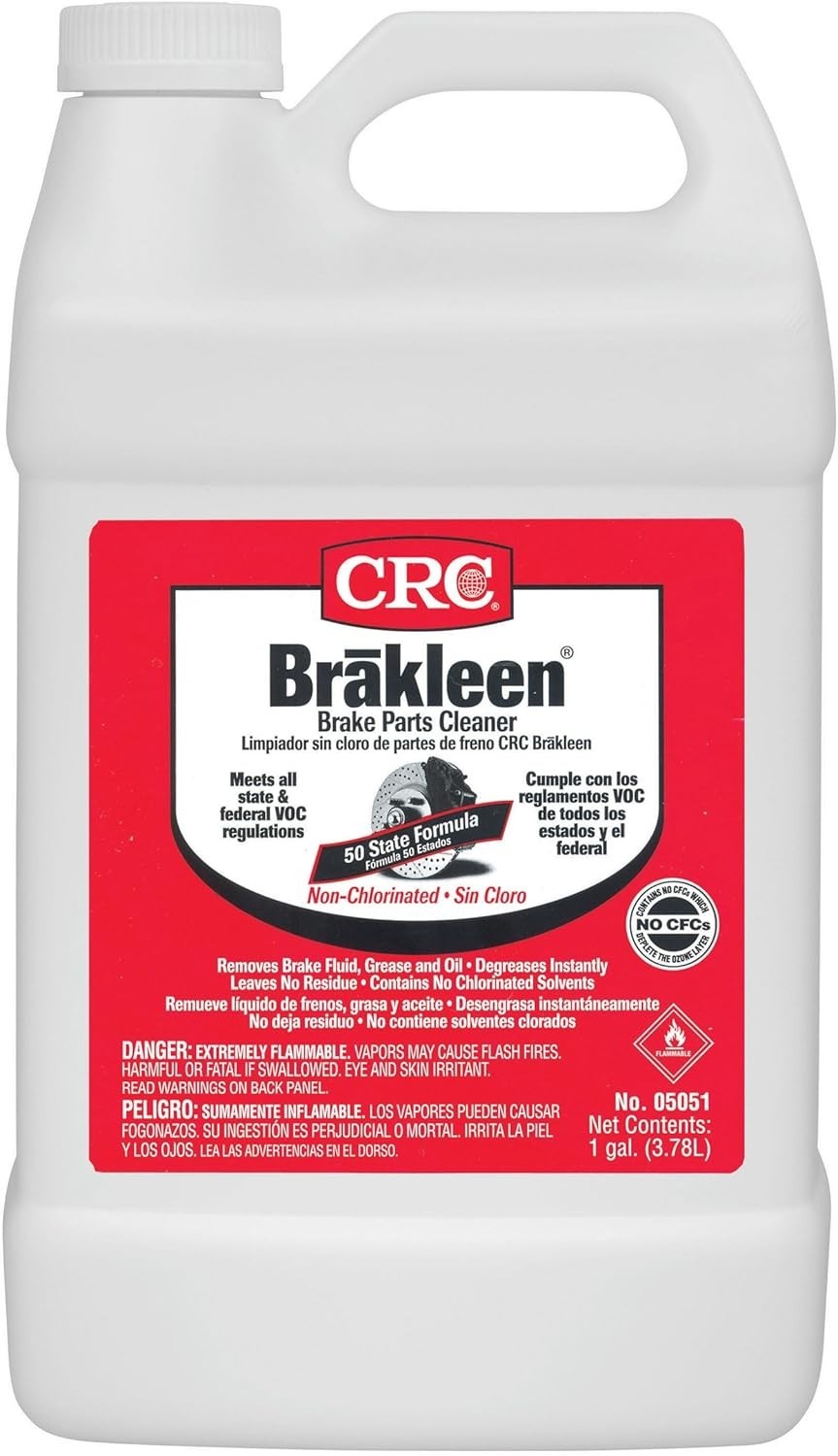 CRC Brakleen Non-Chlorinated Brake Parts Cleaner - 50 State Formula, 1 Gal