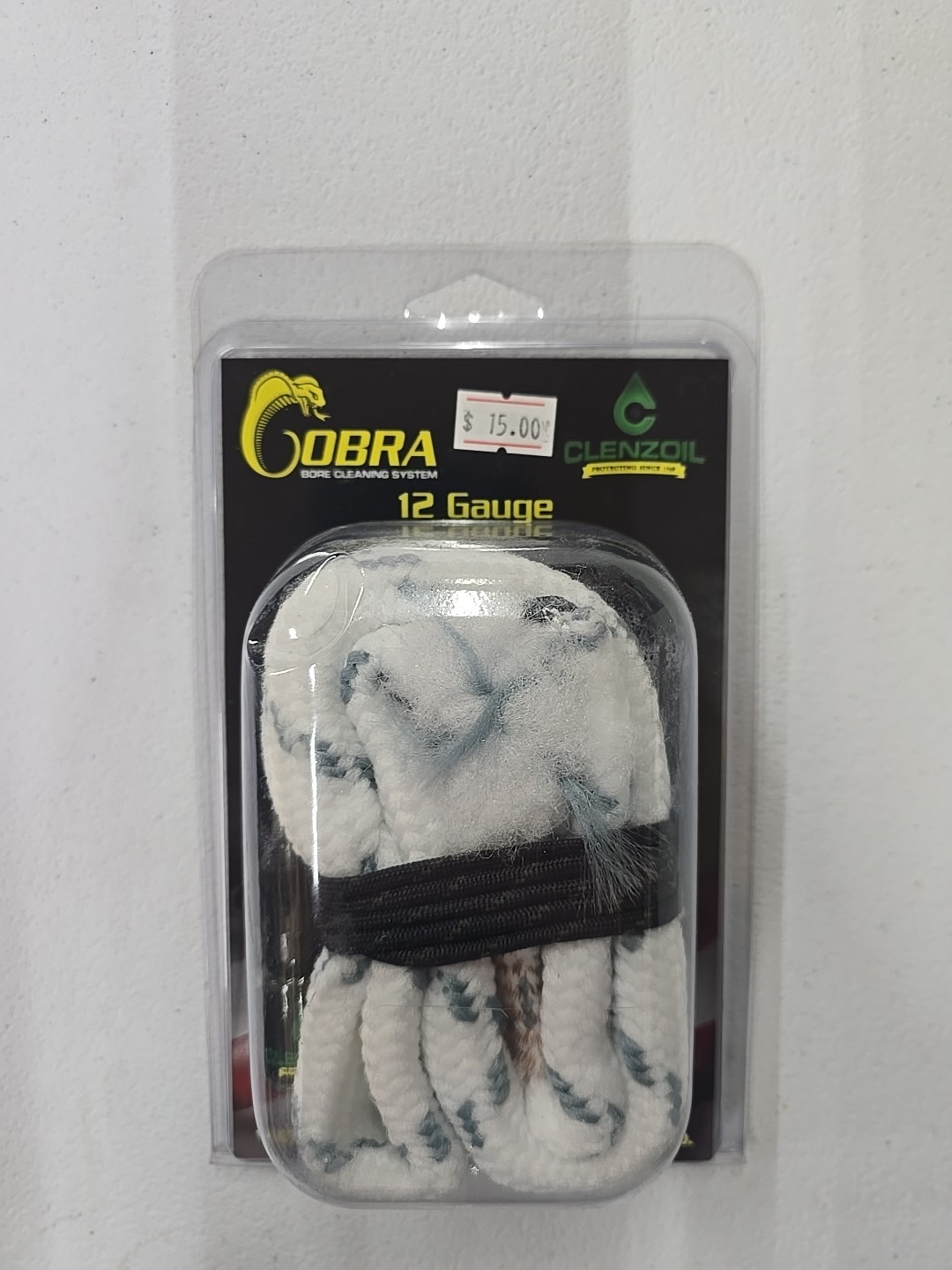 Clenzoil Cobra Bore Cleaning System 12ga (Shotgun) USA MADE PULL THROUGH