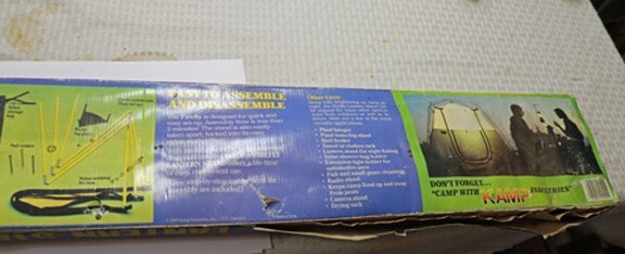 The Firefly Camping Lantern Shower Bag Bird Feeder Stand