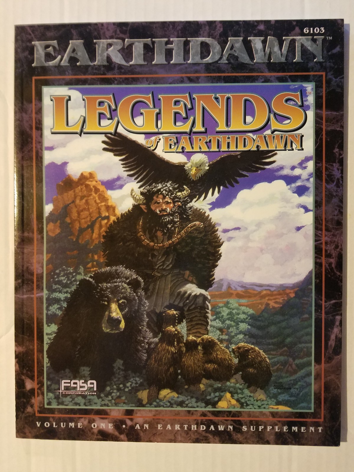 Legends of Earthdawn Volume 1 SC RPG supplement NEW FASA 6103 Sci Fi Roleplaying