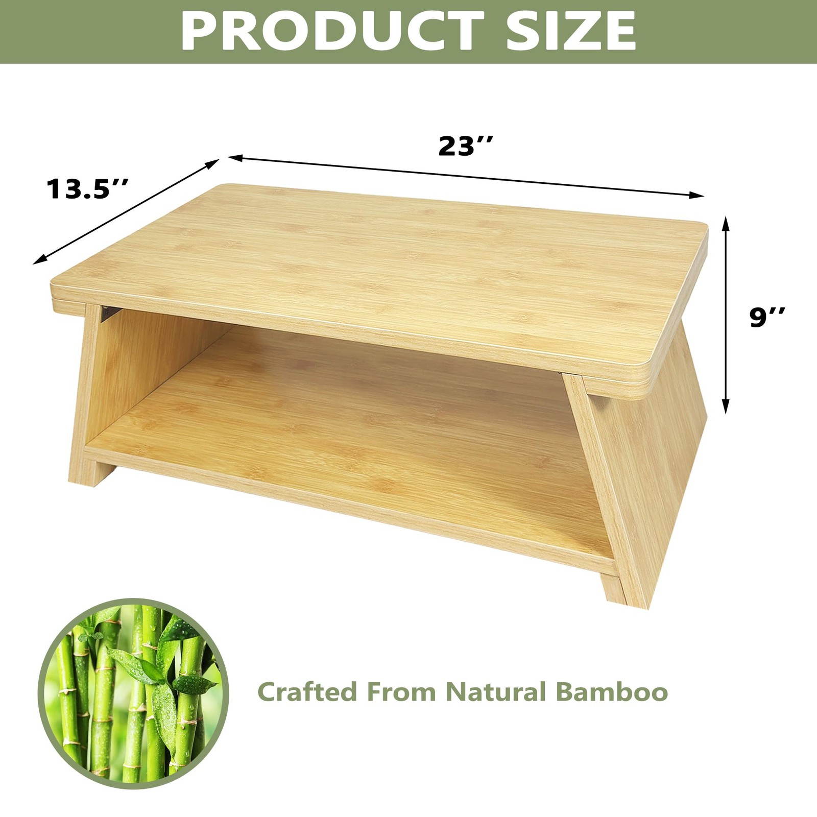 Floor Table, Altar Table Paulownia Folding Design, Low Meditation Table for S...