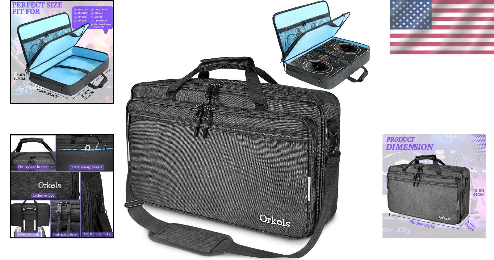 Padded DJ Controller Case for Pioneer DDJ & XDJ Series