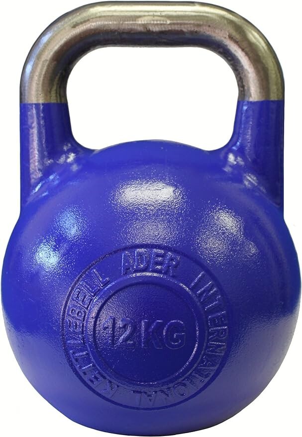Ader Pro-Grade International Kettlebell (12kg/26lbs Navy Blue)