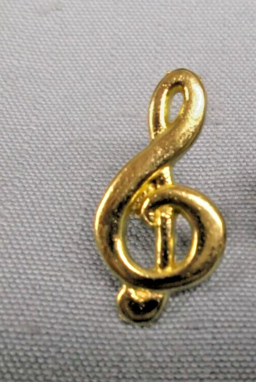 music note SCHOOL LETTER JACKET CHENILLE SPORT AWARD PIN