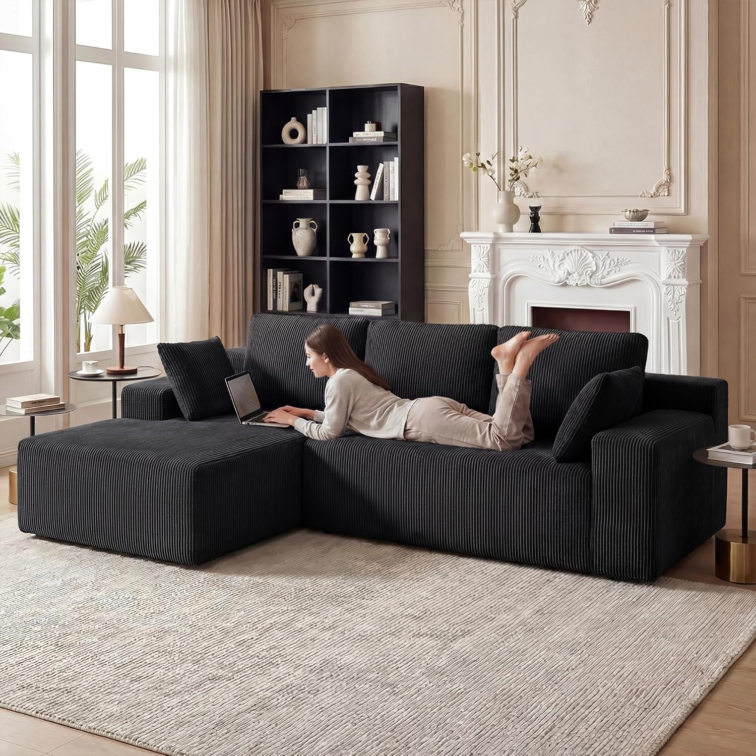 Cloud Sectal Bonel Couches for Living Room,Single sofa block
