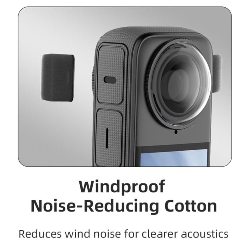 Windproof Sponge Camera Mic Windscreen for X4 Clearly Sound Highly Performances