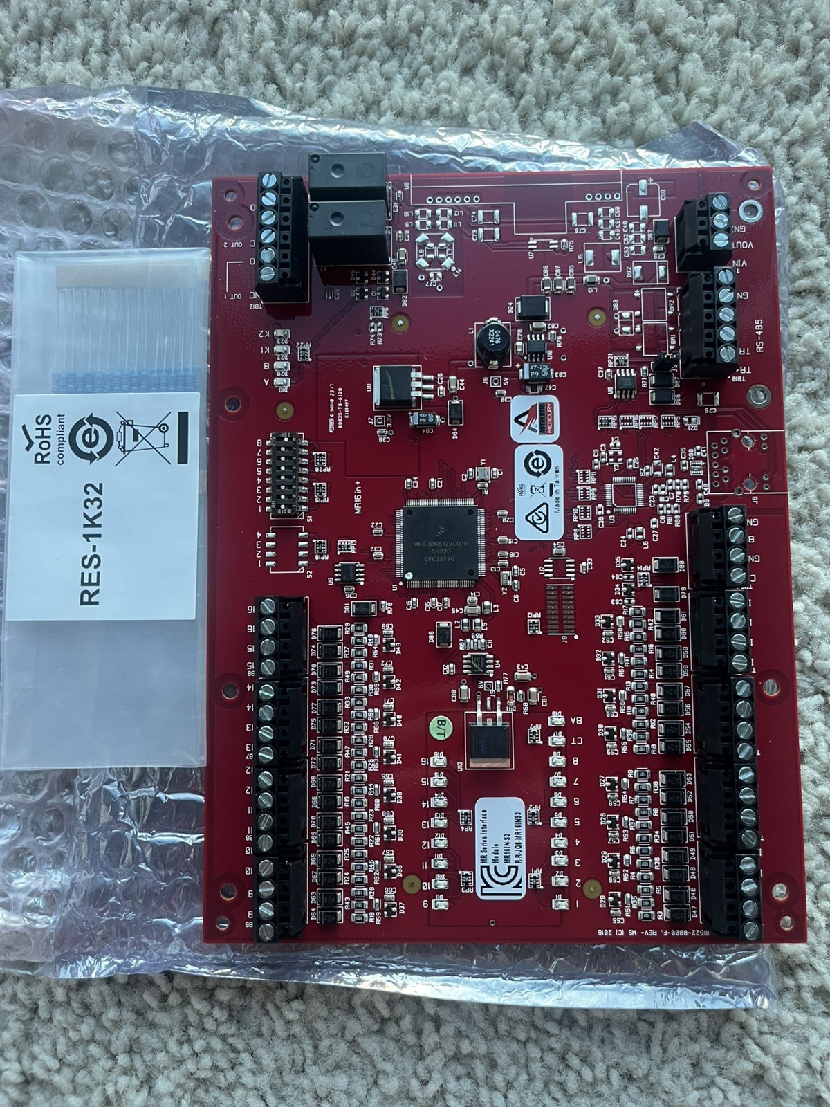 Avigilon AC-MER-CON-MR16IN-S3 Input Interface Control Panel