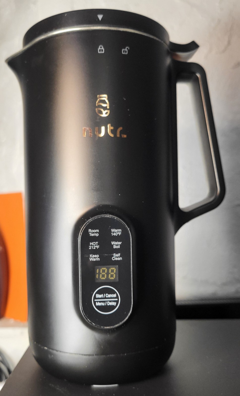Nutr Machine - Automatic Nut Milk Maker | Black