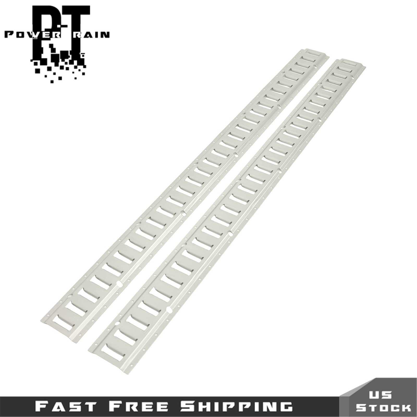 8x 5' Galvanized E-Track for Enclosed Trailers Cargo Trucks Vans Haulers