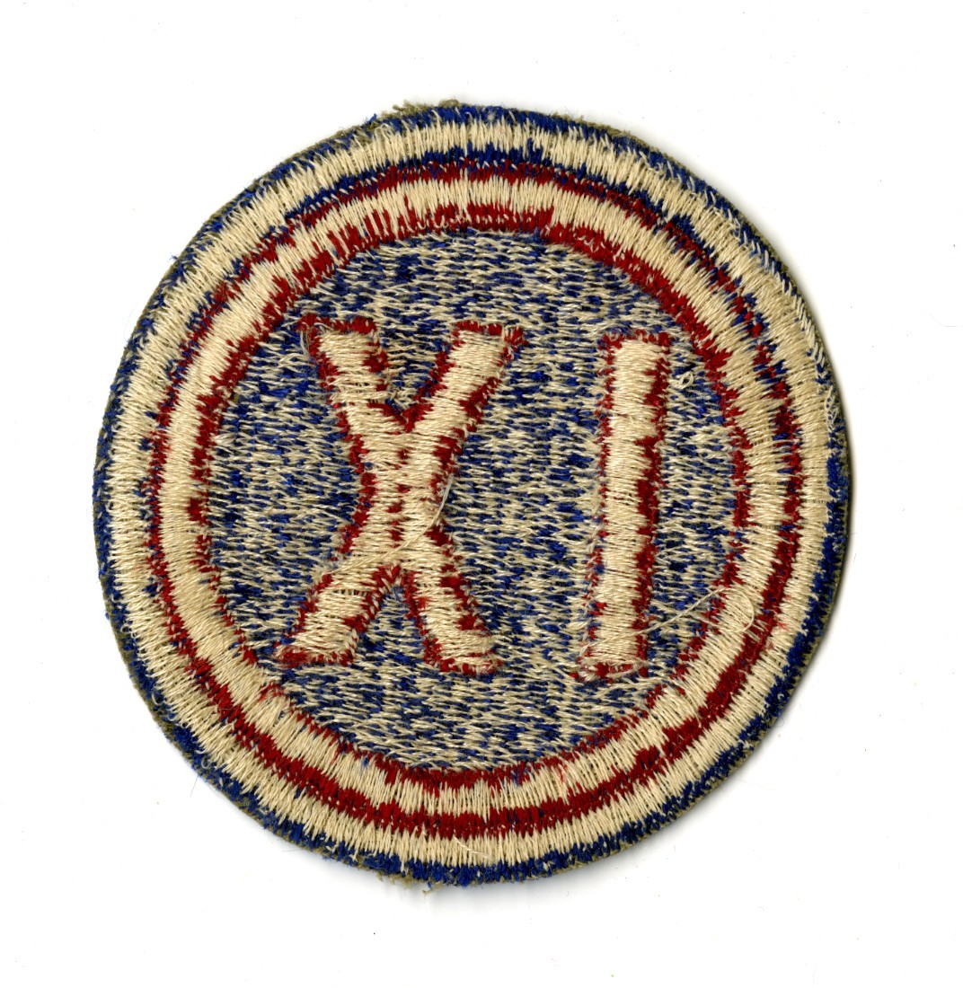 IX Corps White Back Patch WWII Vintage Pacific Theater