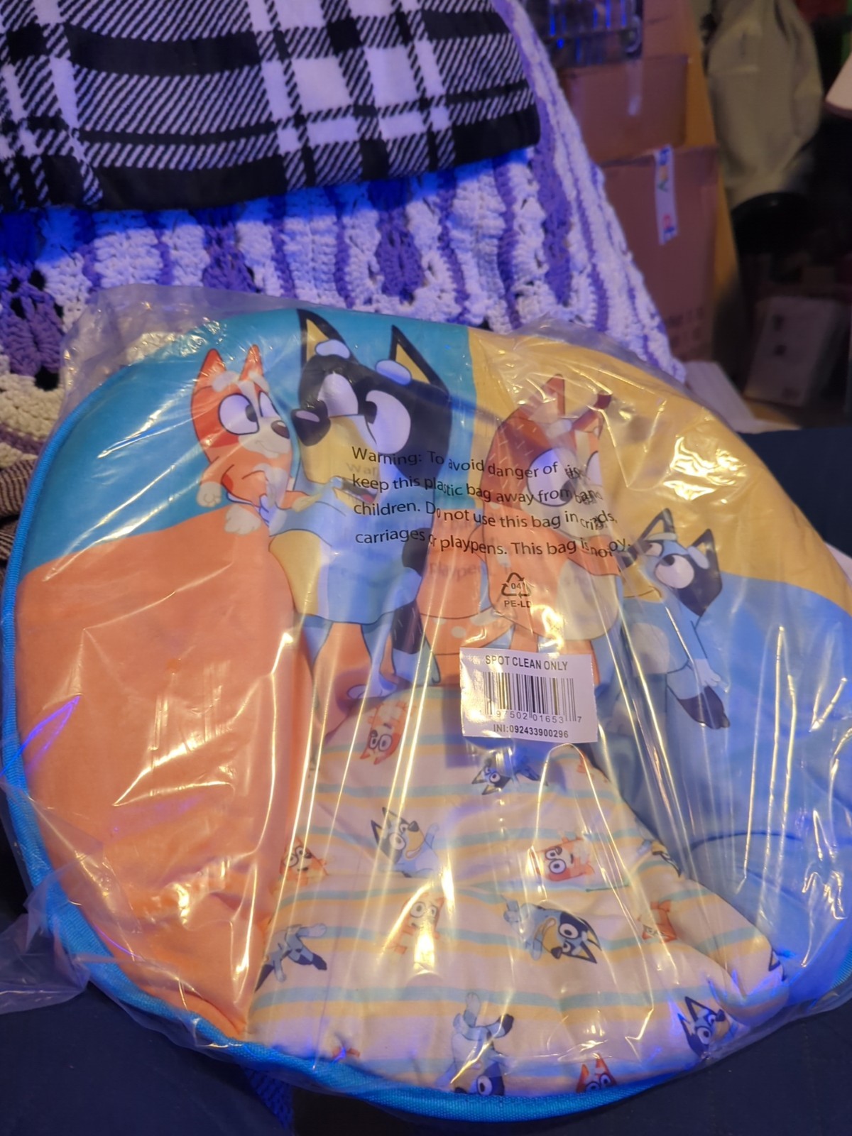 Bluey Round Foldable Chair Saucer Chair 19” Brand New with Tags