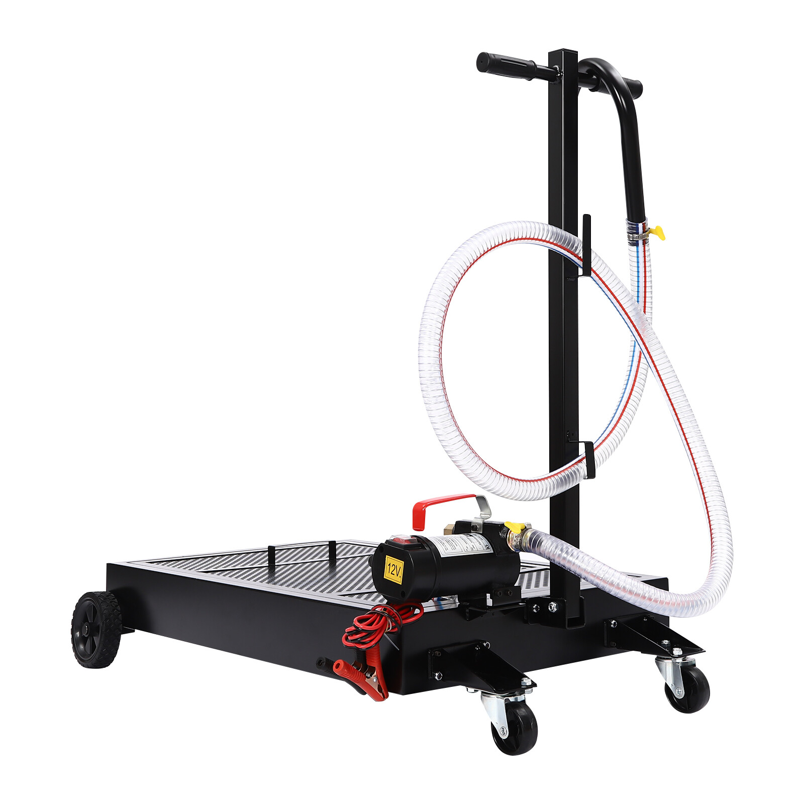 15 Gallon Oil Drain Pan Electric Pump Oil Drain Pan Oil Drain Cart 4500r/min