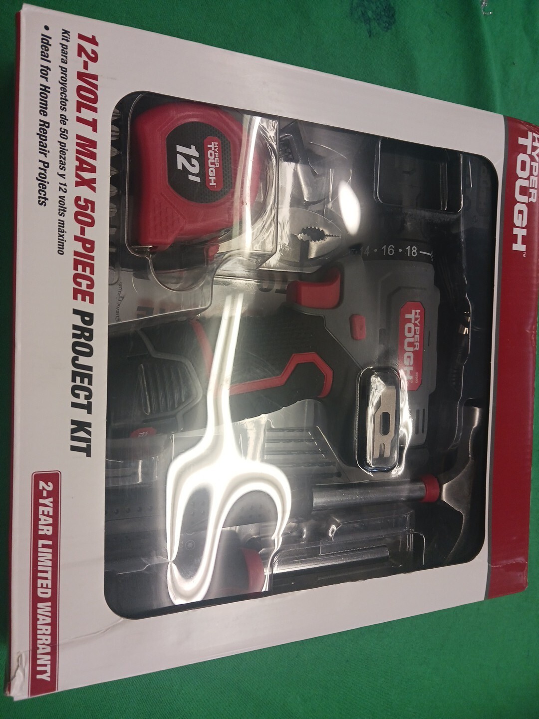 12V Max Lithium-Ion Cordless 3/8-inch Drill Driver 50-Piece Project Kit  New