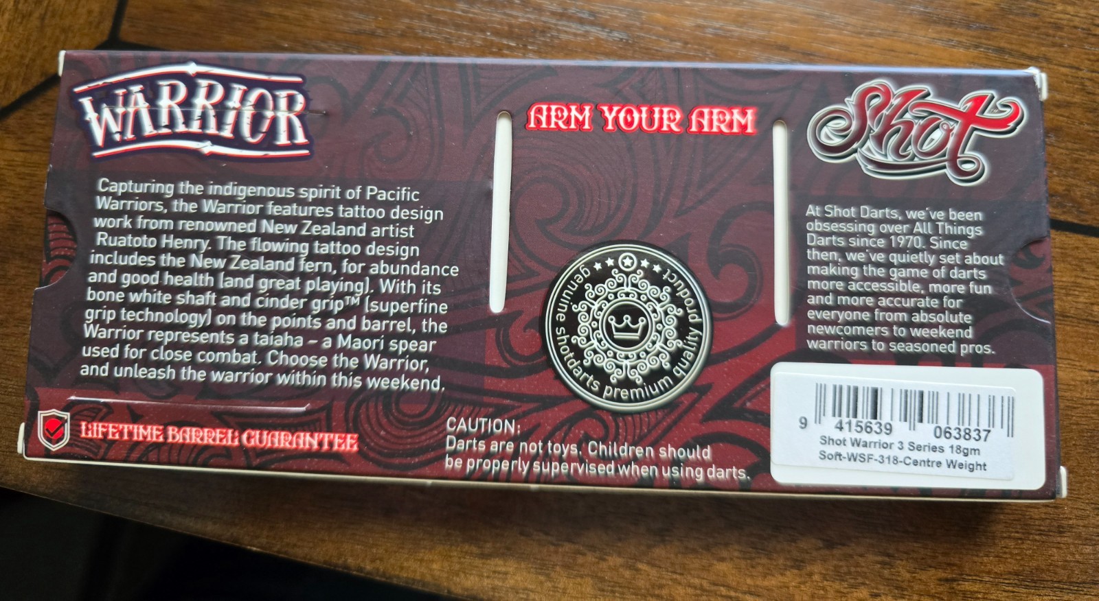 Shot Warrior soft dart set 18 gram