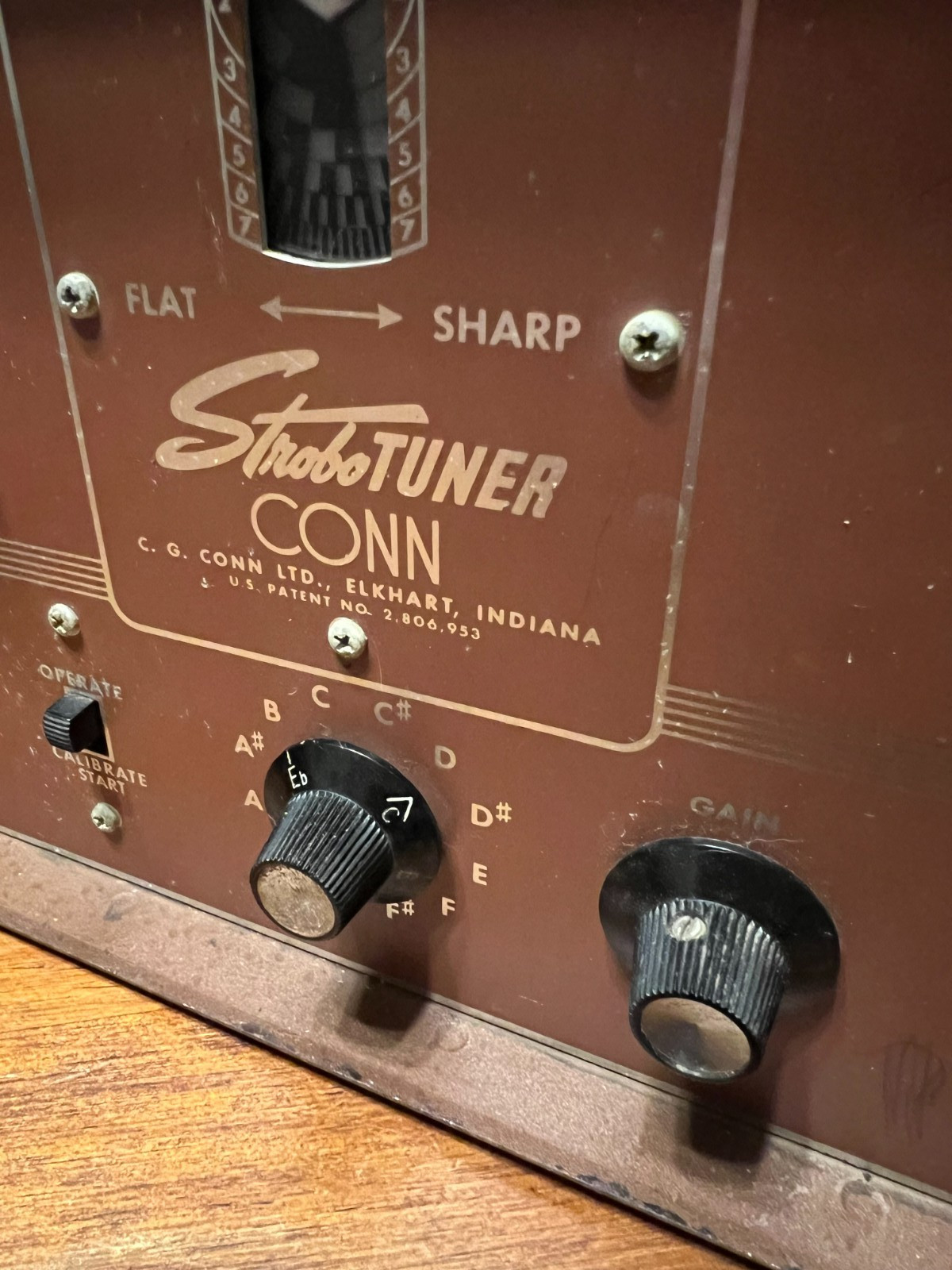 Conn Strobotuner model ST-8 instrument tuner