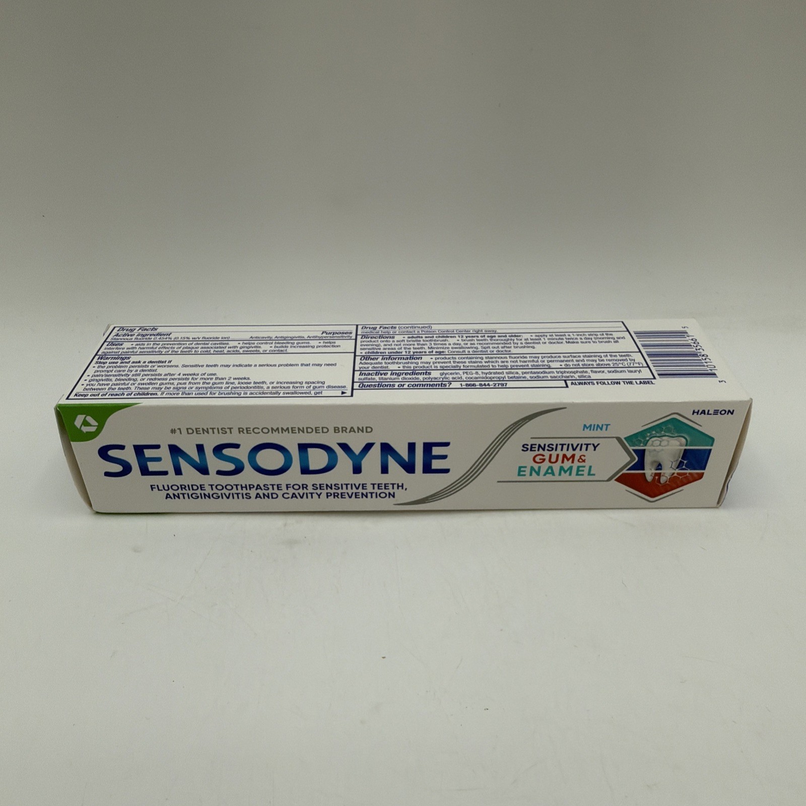 Sensodyne Toothpaste Sensitivity Gum & Enamel Mint 3.4 Ounce 2 Pack